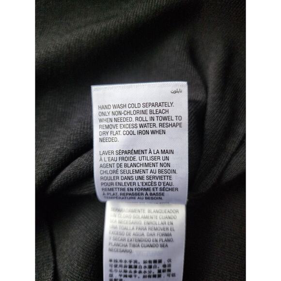 TOP/BLOUSE-INC-INTERNATIONAL CONCEPTS-Black-Silver Sequin Neckline-3/4 Sleeve-XL - Picture 8 of 14